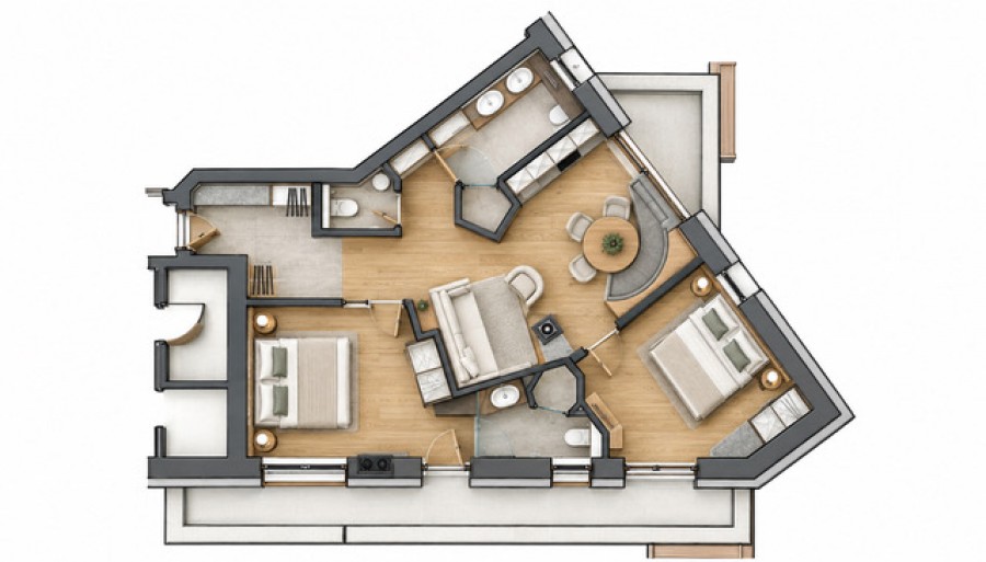 Appartement Nr. 2